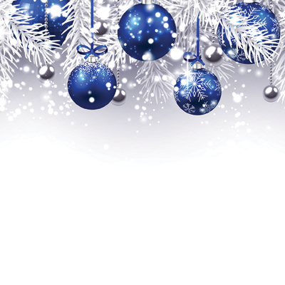 Ella & Viv Blue Christmas Indigo Ornaments