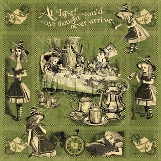 Graphic 45 Hallowe'en In Wonderland Alice's Tea Party