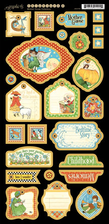 Graphic 45 Mother Goose Chipboard Die-Cuts 2