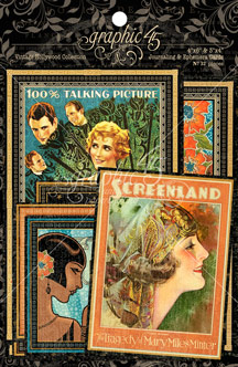 Graphic 45 Vintage Hollywood Ephemera Cards