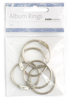 Kaiser Album Rings Silver 3.5 cm