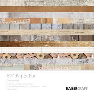 Kaisercraft Documented 6.5 x 6.5 Paper Pad