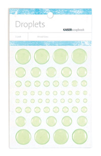 Kaiser Scrapbook Droplets Lime