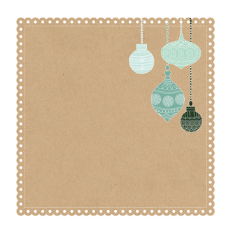 Kaisercraft Mint Wishes Gingerbread Cookie Die-cut