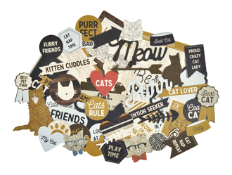 Kaisercraft Pawfect Collectables Die-cuts Cat