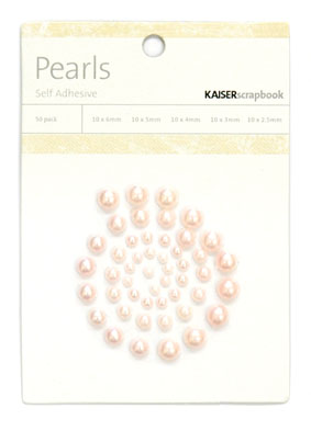 Kaiser Scrapbook Pearls Blush