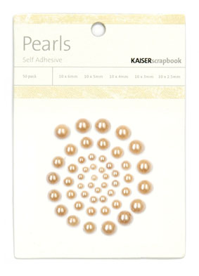 Kaiser Scrapbook Pearls Chino