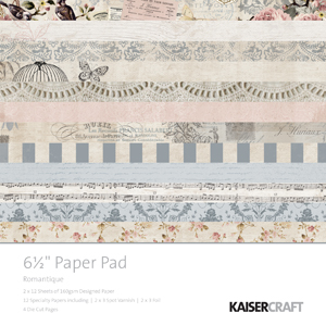 Kaisercraft Romantique 6.5 x 6.5 Paper Pad