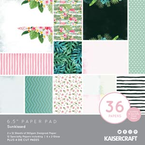Kaiser Craft Sunkissed 6.5x6.5 Paper Pad