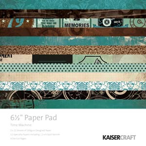Kaisercraft Time Machine 6.5 x 6.5 Paper Pad