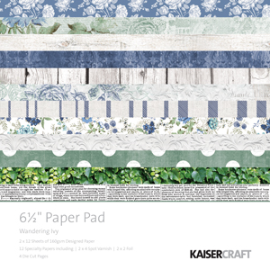 Kaisercraft Wandering Ivy 6.5 x 6.5 Paper Pad