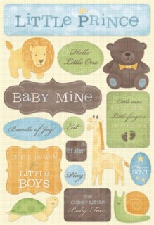 Karen Foster Baby Boy Little Prince Cardstock Sticker