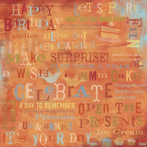 Karen Foster Birthday Fun & Games Collage