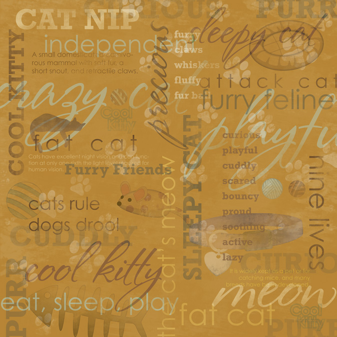 Karen Foster Cat Fat Cat Collage