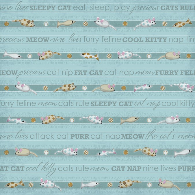 Karen Foster Cat Cool Kitty Stripes
