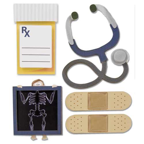Karen Foster Doctor Visit Stacked Sticker