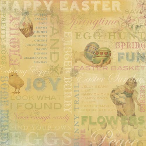 Karen Foster Vintage Easter Collage