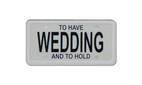 Karen Foster Wedding Scrap Plate