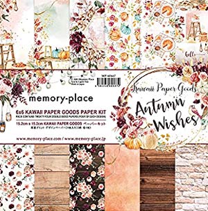 Memory-Place Kawaii Paper Goods Autumn Wishes 6x6 Paper Pad