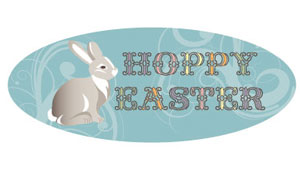 Moxxie Hoppy Easter logo