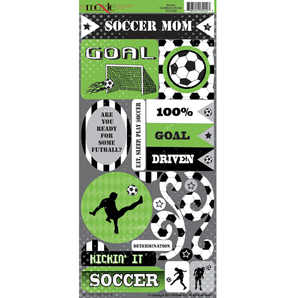 Moxxie Soccer Sticker