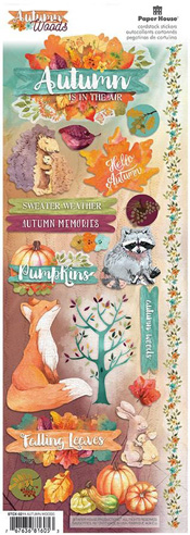 Paper House Productions Autumn Woods CS Sticker