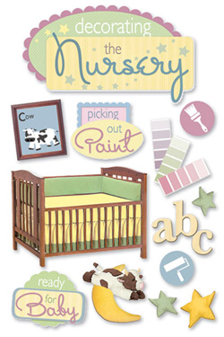 Paper House Productions Decorating The Nursery 3D Sticker