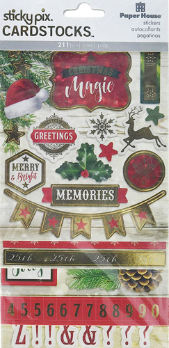 Paper House Productions Christmas Joy Christmas Magic Multipack Stickers