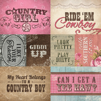 Paper House Productions Country Girl Tags