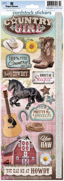 Paper House Productions Country Girl Sticker
