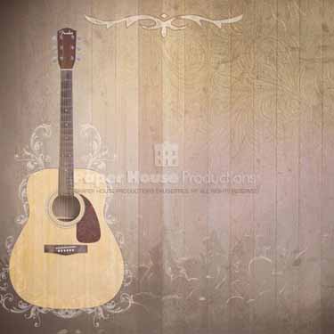 Paper House Productions Country Star Fender Acoustic Guitar