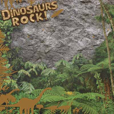 Paper House Productions Dinosaurs Rock Foil