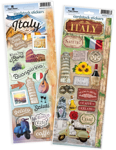 Paper House Productions Discover Italy Sticker Value Pack