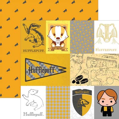 Paper House Harry Potter Hufflepuff
