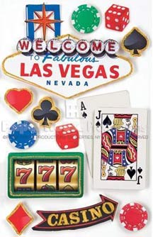 Paper House Productions Las Vegas 3D Sticker