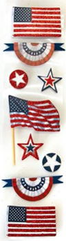 Paper House Productions American Flags 3D Strip