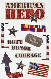 Paper House Productions America Hero 3D Sticker