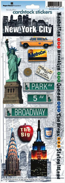 Paper House Productions New York City Cardstock Sticker