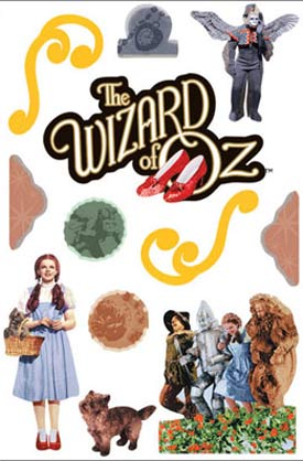Paper House Wizard of Oz 3D Stickers