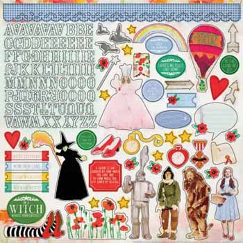 Paper House Wizard Of Oz 12x12 Sticker