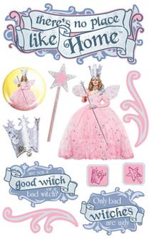 Paper House Productions Wizard of Oz Glinda 3D Sticker
