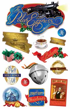 Paper House Productions The Polar Express 3d Sticker