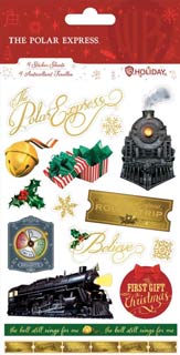 Paper House Productions The Polar Express Decorative Stickers W/Foil