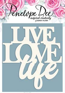 Penelope Dee Photogenic Paperboard Live Love Life