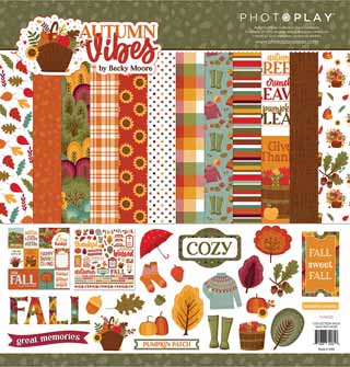 PhotoPlay Autumn Vibes 12x12 Collection Pack