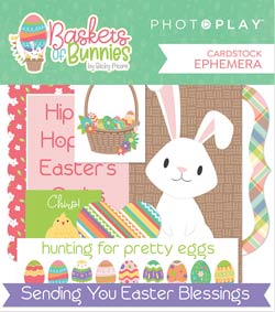 PhotoPlay Baskets Of Bunnies Ephemera