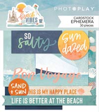 PhotoPlay Beach Vibes Ephemera Die-cuts