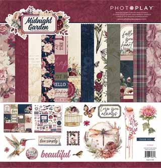 PhotoPlay Midnight Garden 12x12 Collection Pack