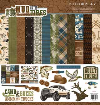 PhotoPlay Mud On The Tires 12x12 Collection Pack