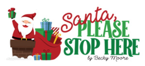 PhotoPlay Santa Please Stop Here logo